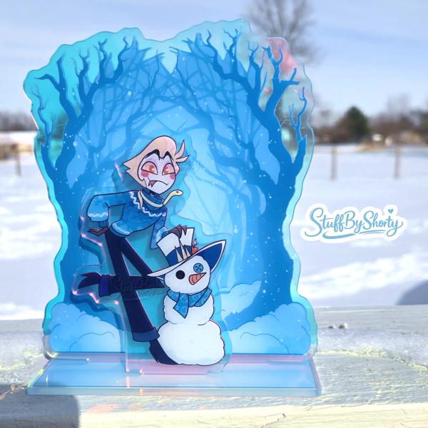 Hazbin Hotel - Winter Lucifer Standee
