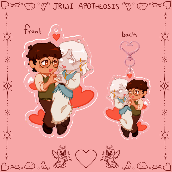 JRWI Valentines Angelstone Keychain (Peter/Elena) - JRWI Apotheosis