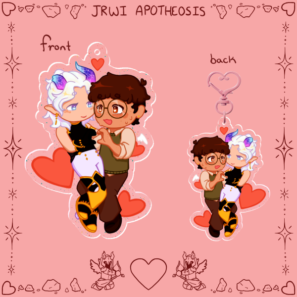 JRWI Valentines Angelstone Keychain (Peter/Rumi) - JRWI Apotheosis