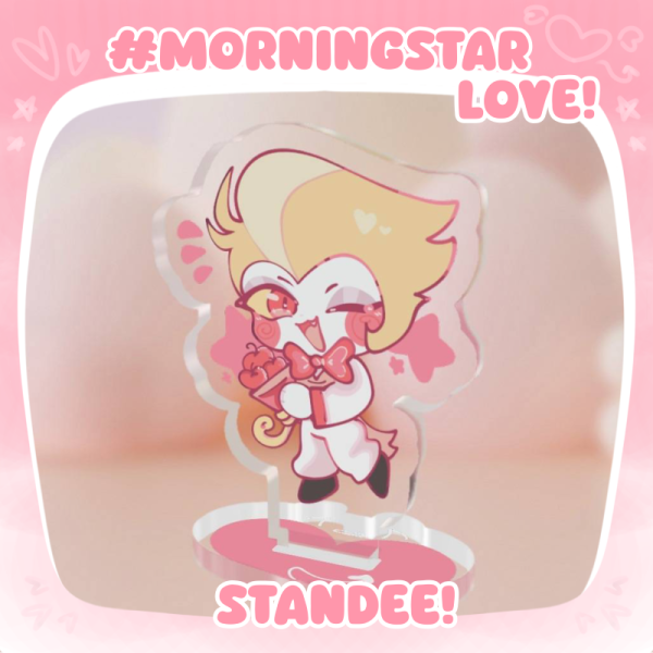 Lucifer >Hazbin Hotel Morning Star collection! Clear Acrylic Standees