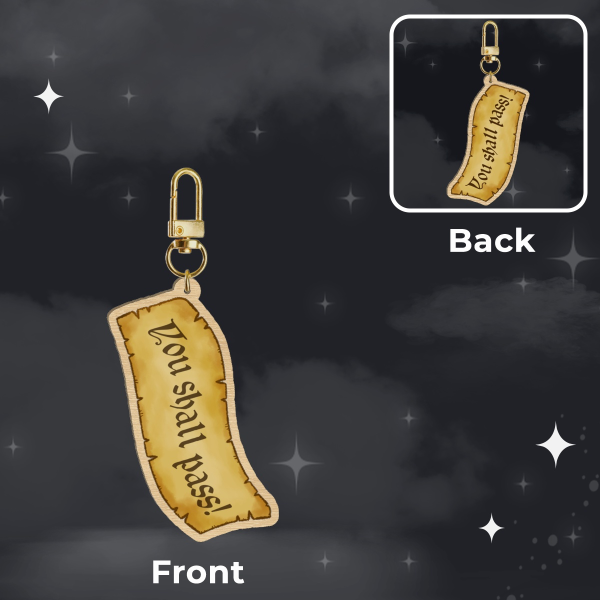 Student Luck Charm Keychain