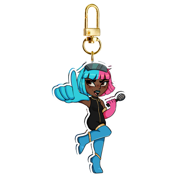 Prism Dispatch Clear Acrylic Keychains