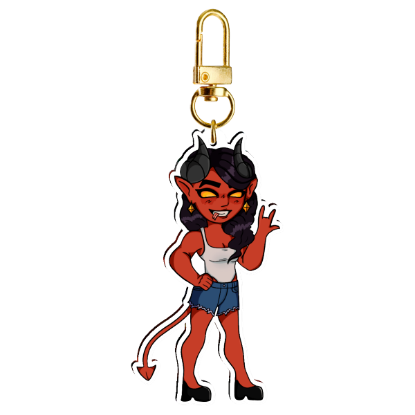 Malevola Dispatch Clear Acrylic Keychains