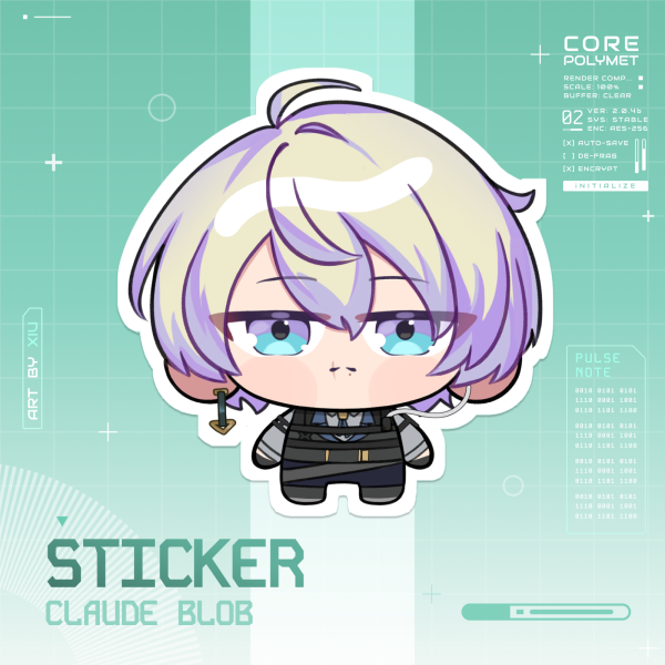 Claude v2 Sticker