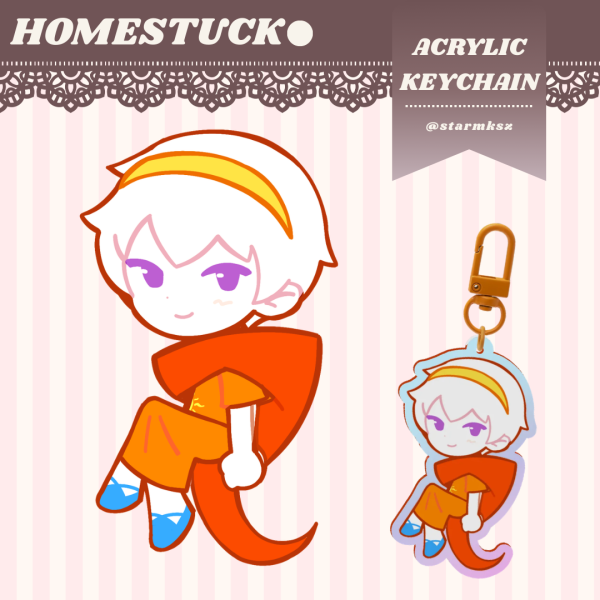 [HOMESTUCK] Godtier Rose Lalonde (Rainbow Acrylic Keychains)