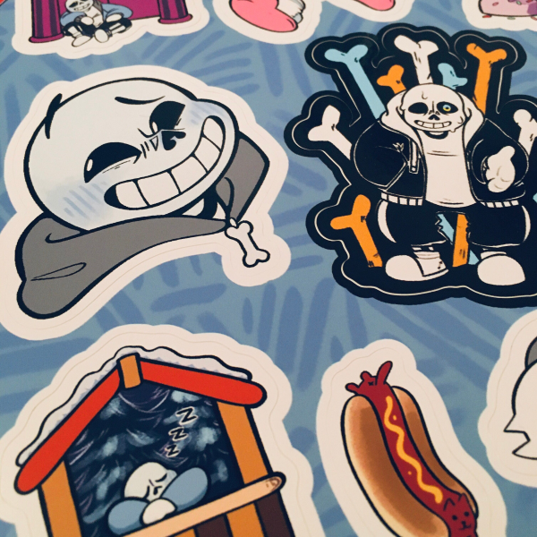 Undertale - Sans Sticker Sheet