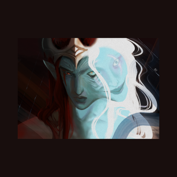 Nightbringer Aphelios Print (League of Legends)