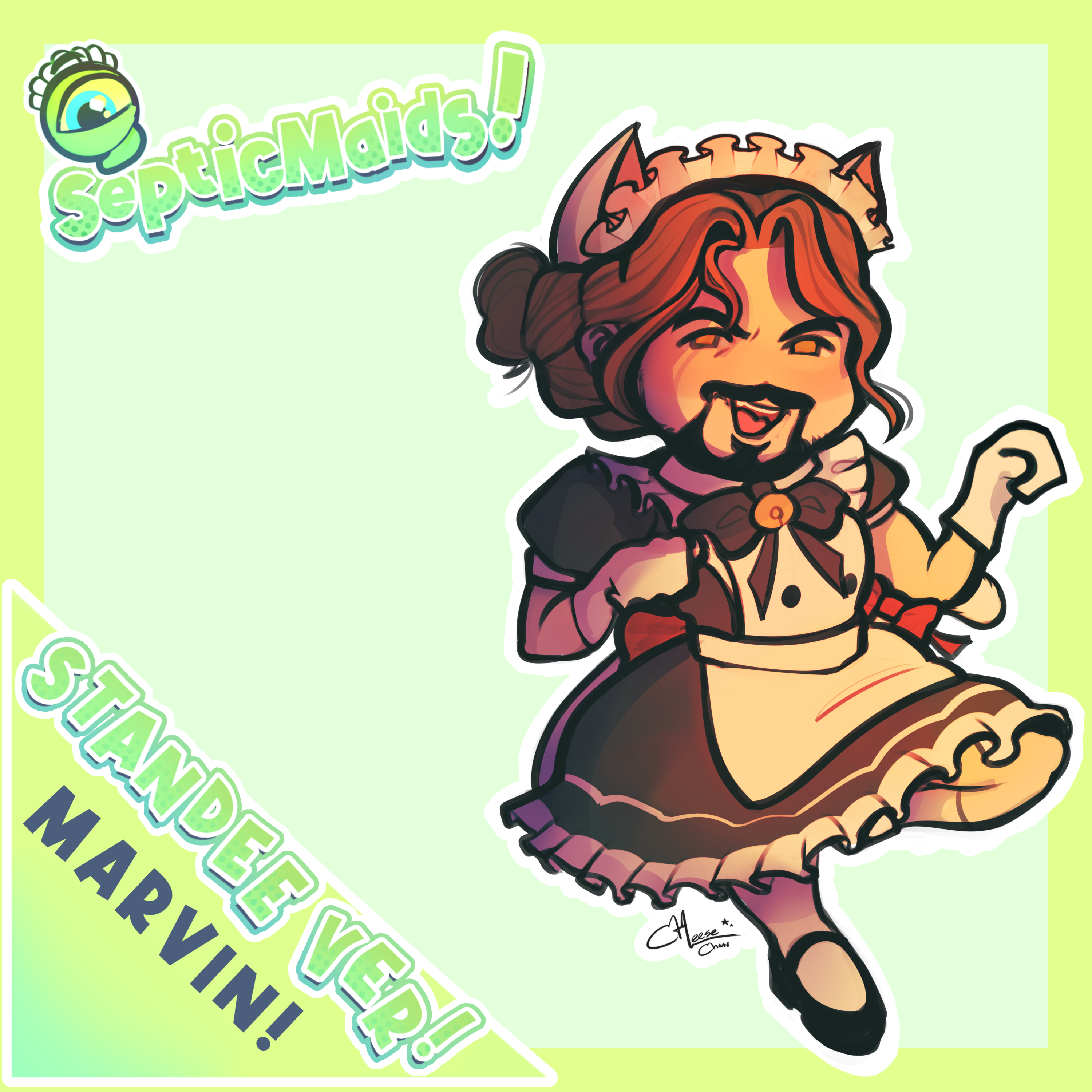 SepticMaids Marvin Standee!