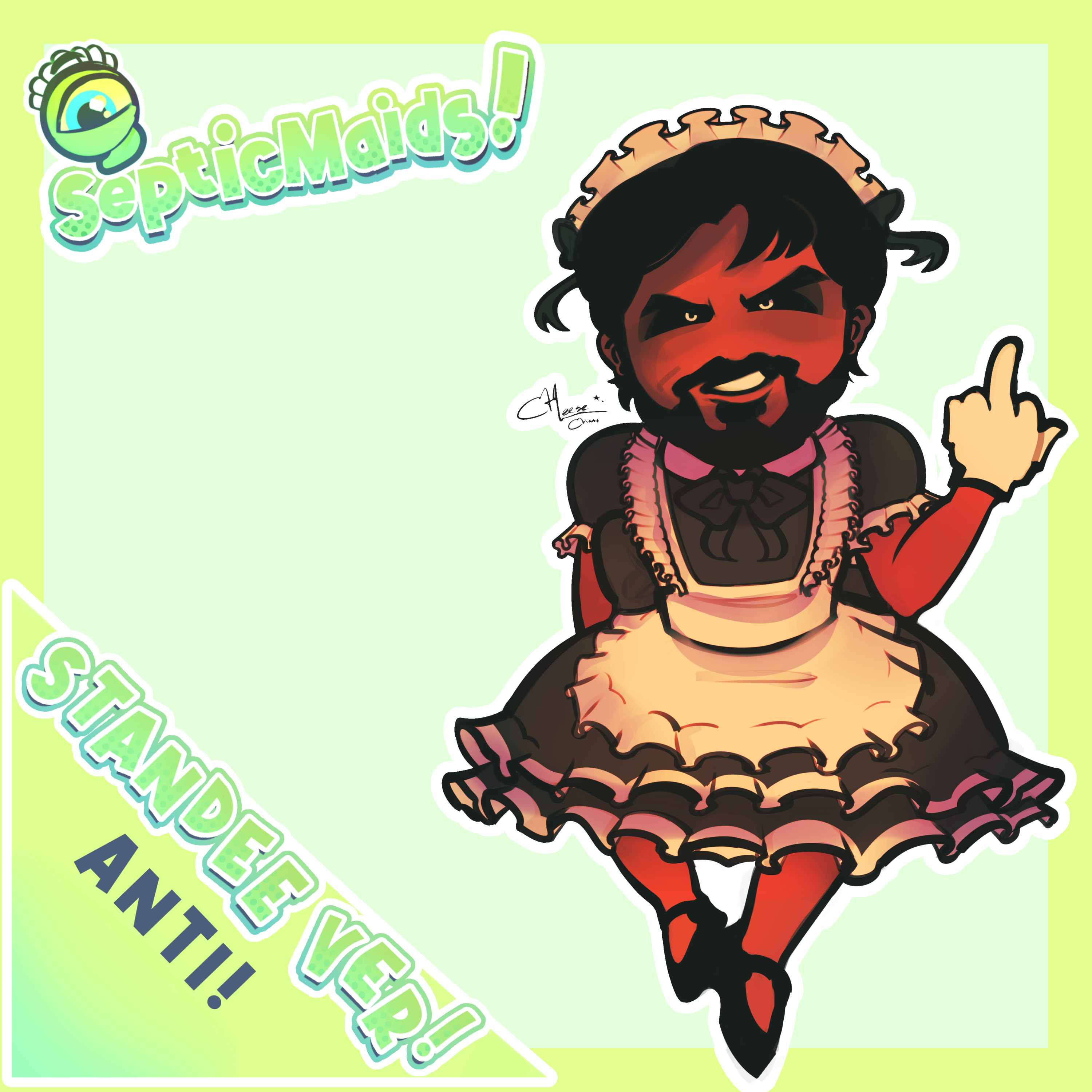 SepticMaids Antisepticeye Standee!