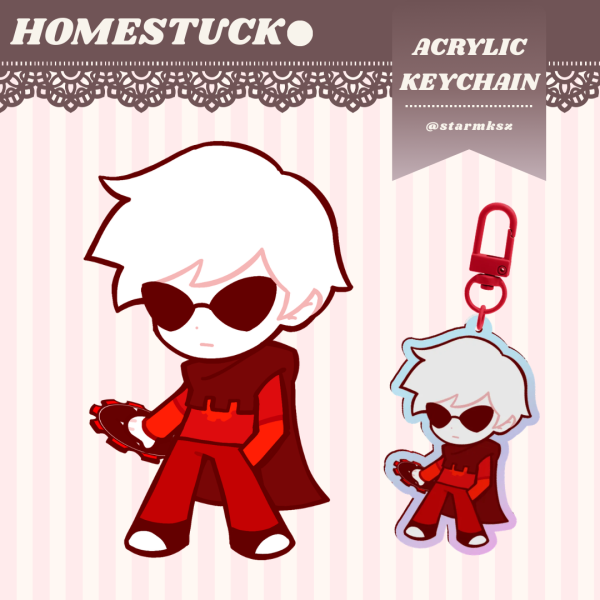 [HOMESTUCK] Godtier Dave Strider (Rainbow Acrylic Keychains)