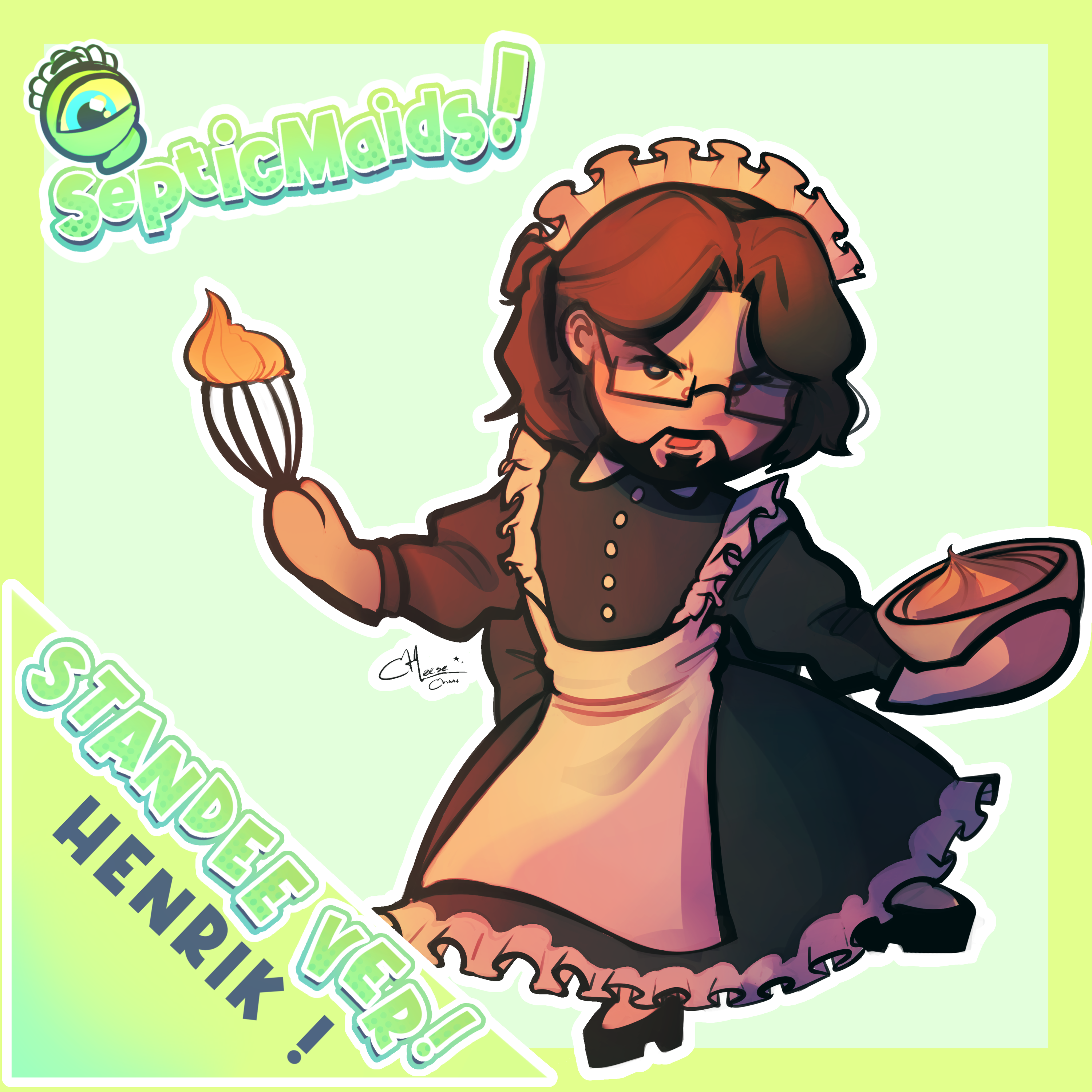 SepticMaids Henrik Standee!