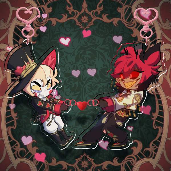 RadioApple Magnet Keychain