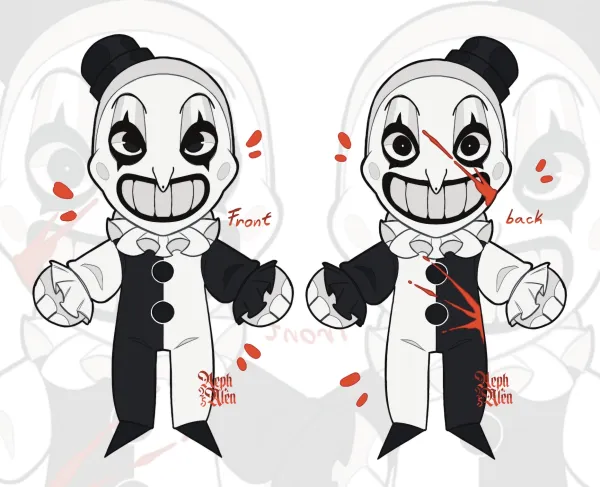 Art Double Sided Keychain