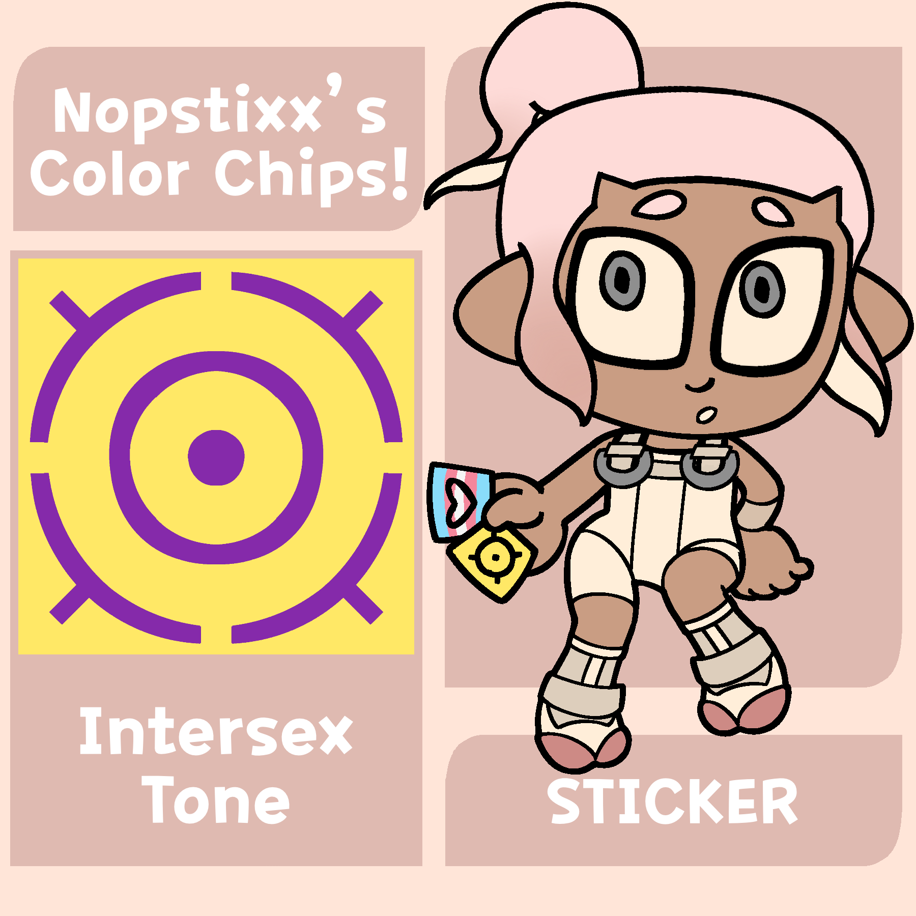 Color Chip Sticker (Intersex)