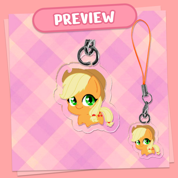 Applejack  Phone Charm
