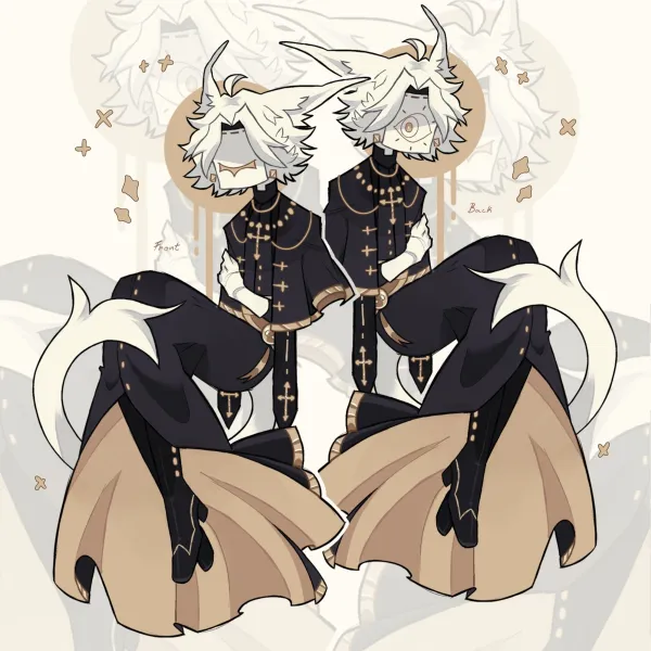 Vesper Double Sided Keychain