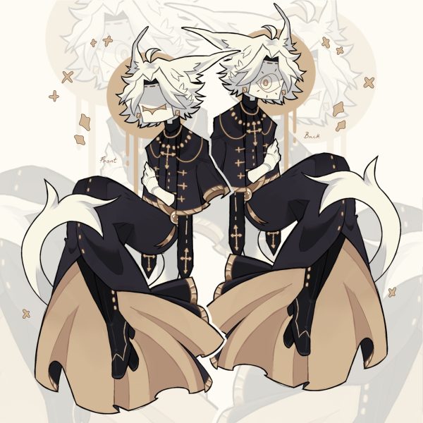 Vesper Double Sided Keychain