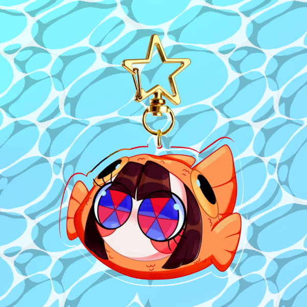 IT'S THE FISH HAT AGAIN!! TADC Keychain