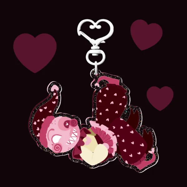 Lovedrop Lovecore moondrop Glitter Acrylic Keychains