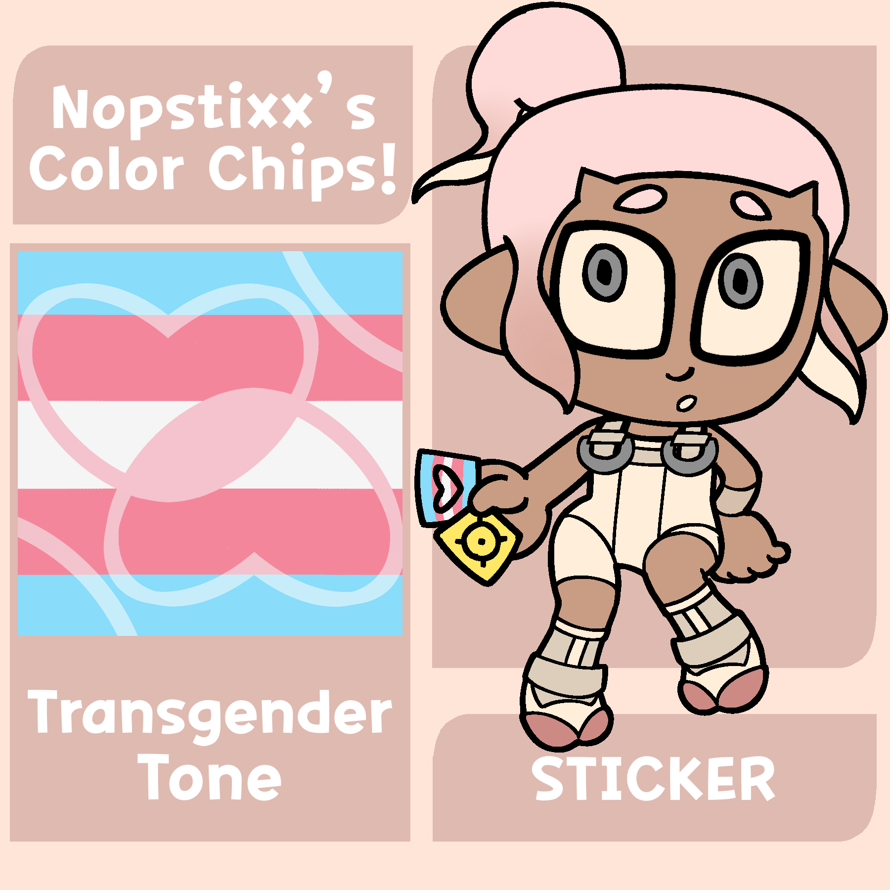 Color Chip Sticker (Transgender)