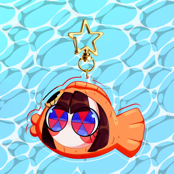 IT'S THE FISH HAT AGAIN!! TADC Keychain