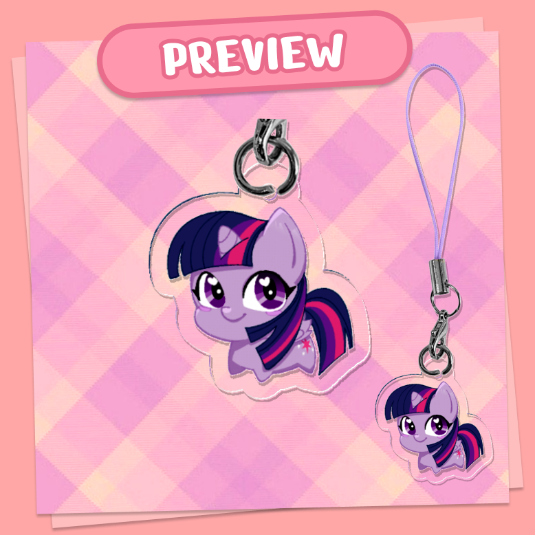 Twilight Sparkle Phone Charm