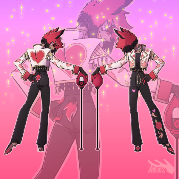 Valentines Alastor || Acrylic Standee