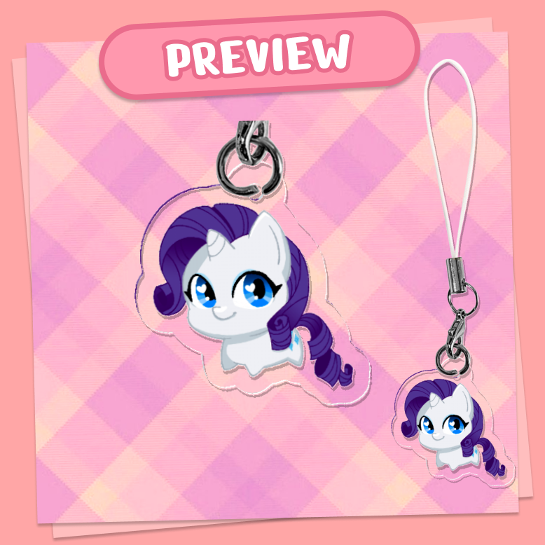 Rarity Phone Charm