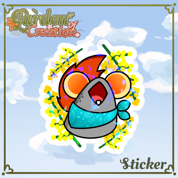 Floral OC Sticker | Scam The Smallfry