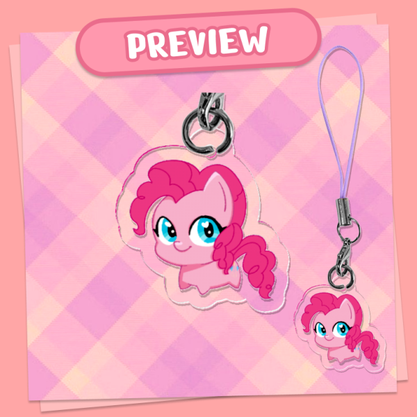 Pinkie Pie  Phone Charm