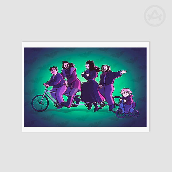 WWDITS Bike Ride | What We Do In The Shadows Print