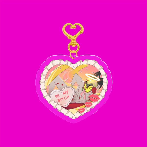 Hazbin Hotel: Valentines day 2026 Adam Keychain