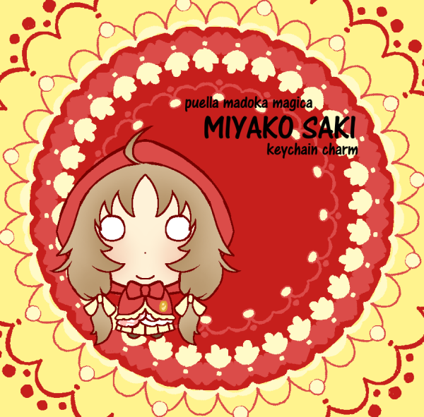Miyako Saki Chibi-ish Keychain