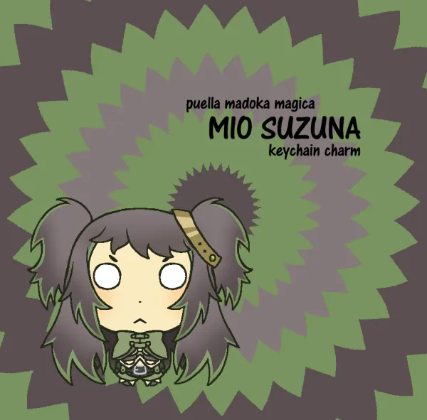 Mio Suzuna Chibi-ish Keychain