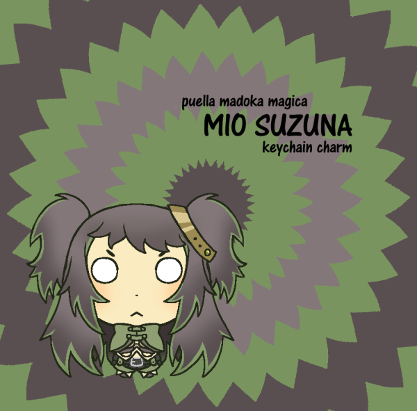 Mio Suzuna Chibi-ish Keychain