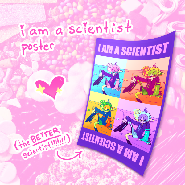 🍭 MiMi I aM a scientist Poster 🍬
