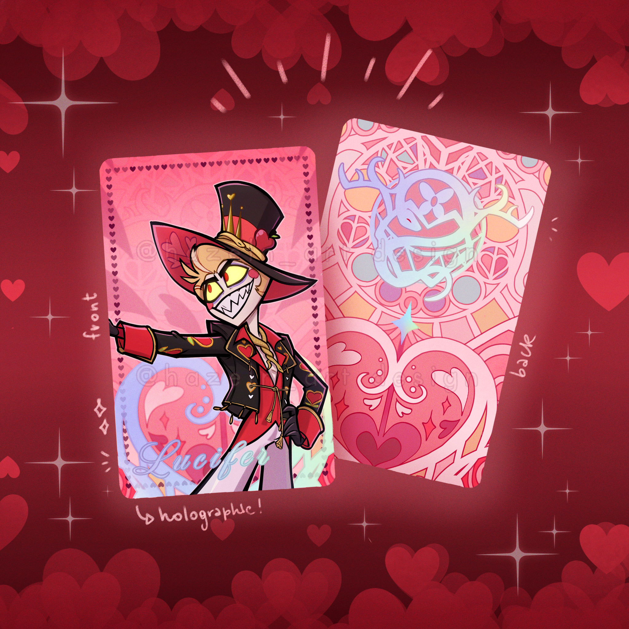 Lucifer Valentine Holo Card