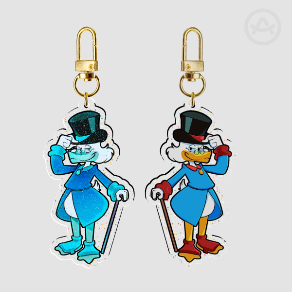 Ghostly Scrooge Keychain