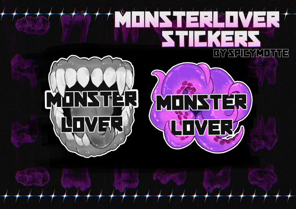 Monsterlover - Tentacles - Die Cut Sticker