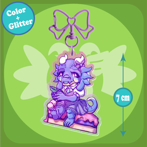 Blärliz Pastel - Llavero / Keychain (Color+Glitter)