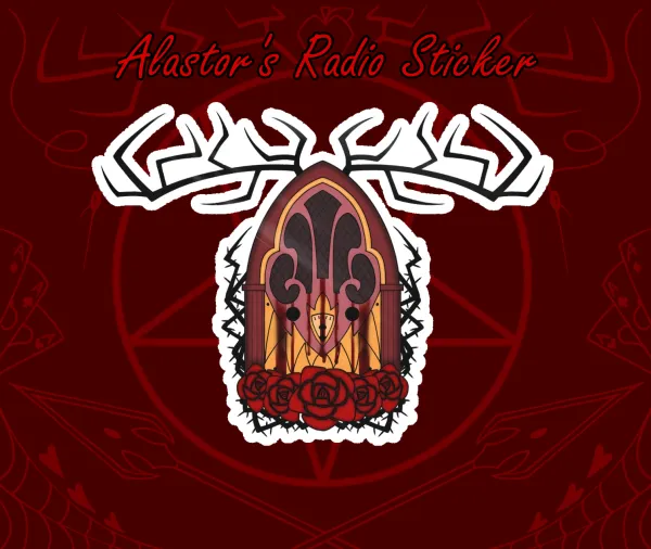 Alastor's Radio Sticker