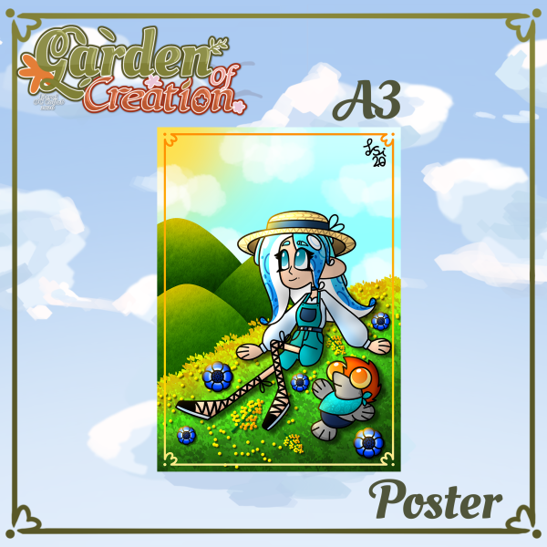 Floral OC Poster (A3) | Isidora2.0 and Scam The Smallfry