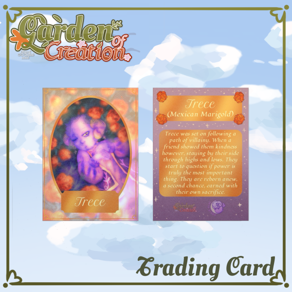Trece - Mexican Marigold Trading Card - Garden of Creation