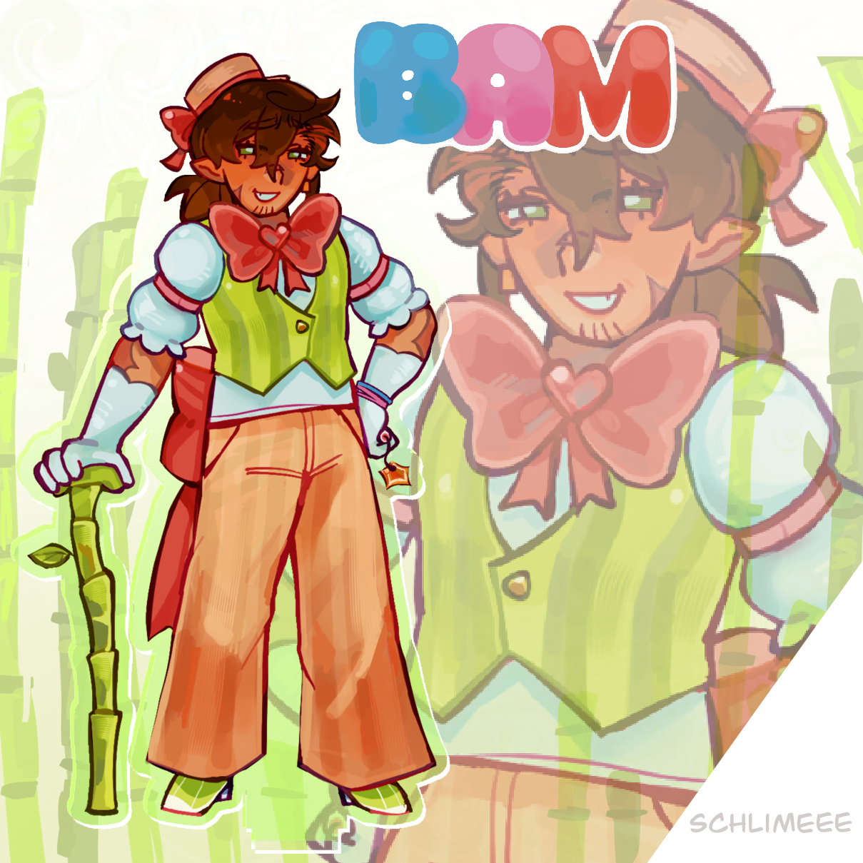 BAMboozler Scar Acrylic Standees