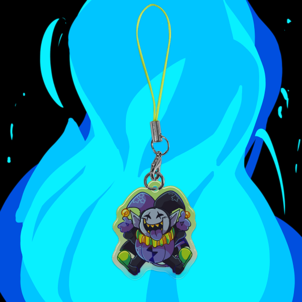 Jevil Epoxy Phone Charm