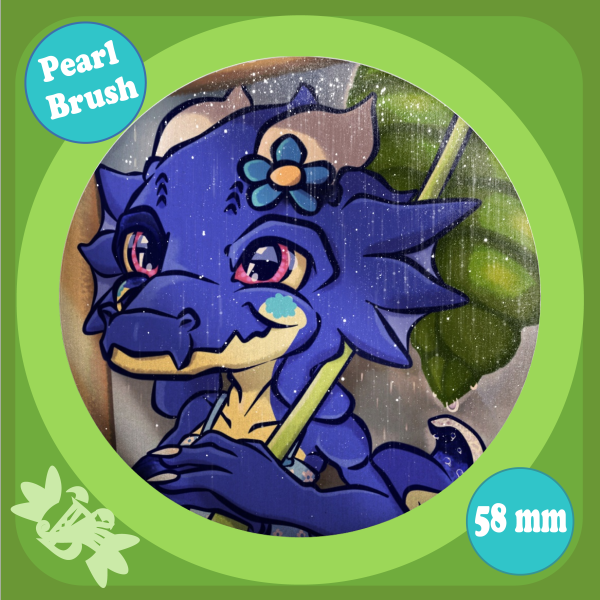 Blärliz bajo la lluvia - Chapa / Pin (Pearl Dust)