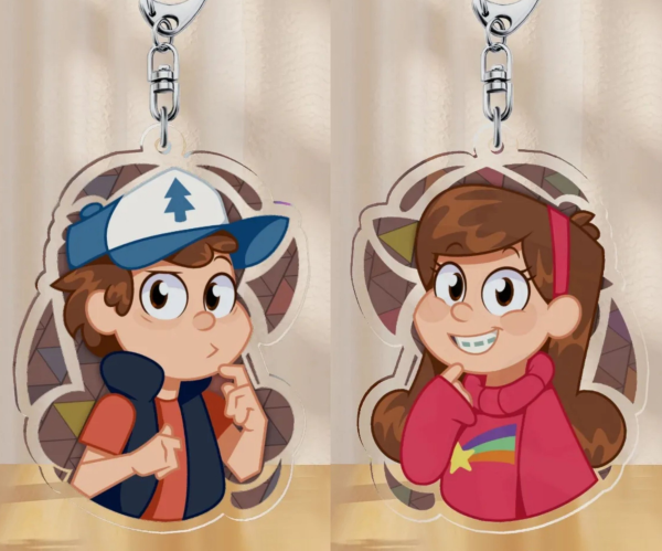Mystery Twins charm