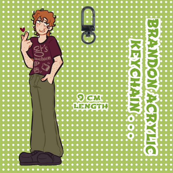 Brandon Hoff (9cm) acrylic keychain