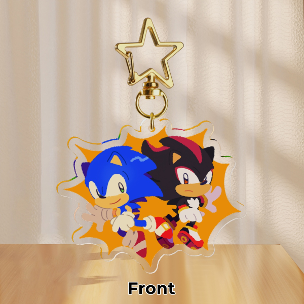 Sonic x Shadow Keychain