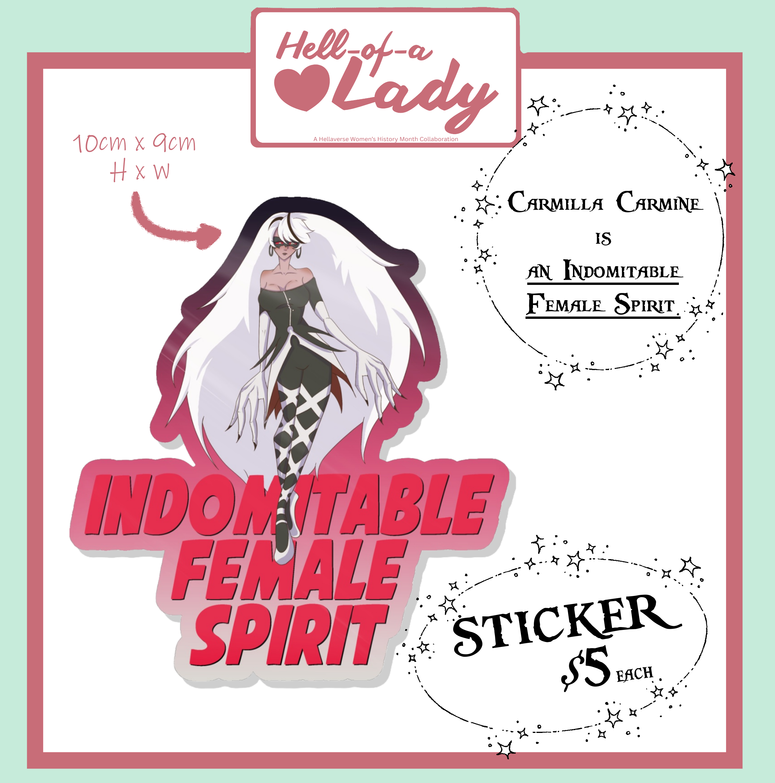 Hell-of-a-Lady Collaboration || Carmilla Carmine || Hazbin Hotel